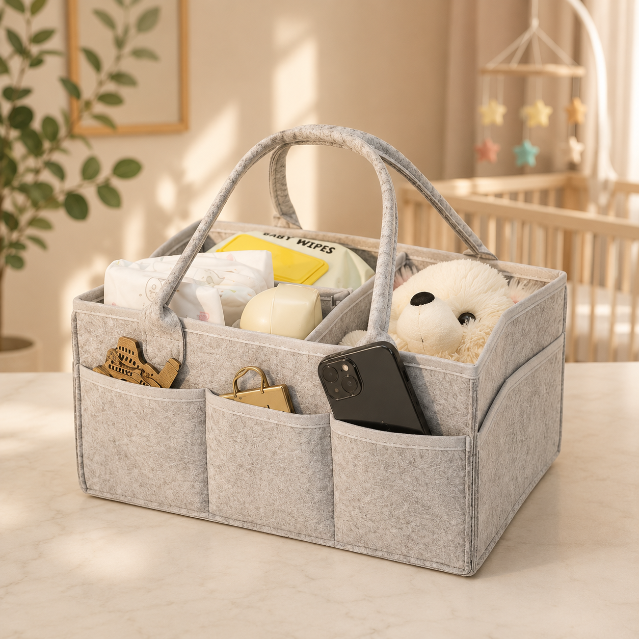 Portable Baby Diaper Caddy