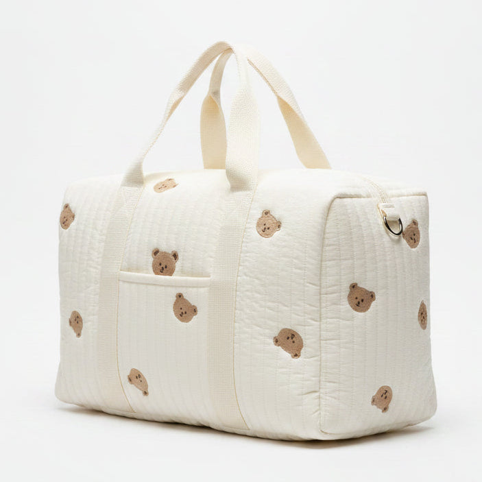 Quilted Tote Diaper Bag