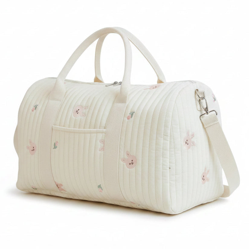 Quilted Tote Diaper Bag