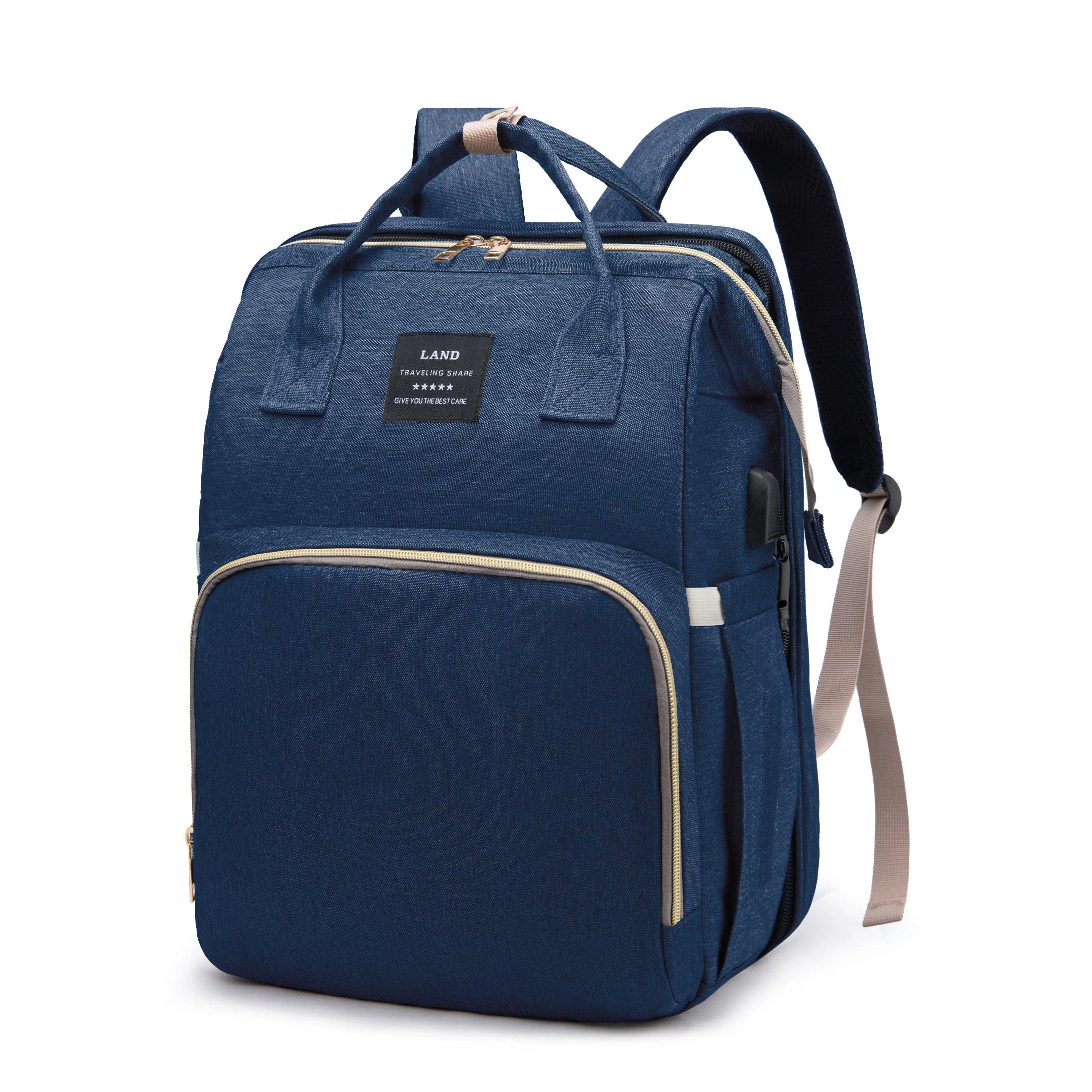 Portable Folding Crib Diaper Bag