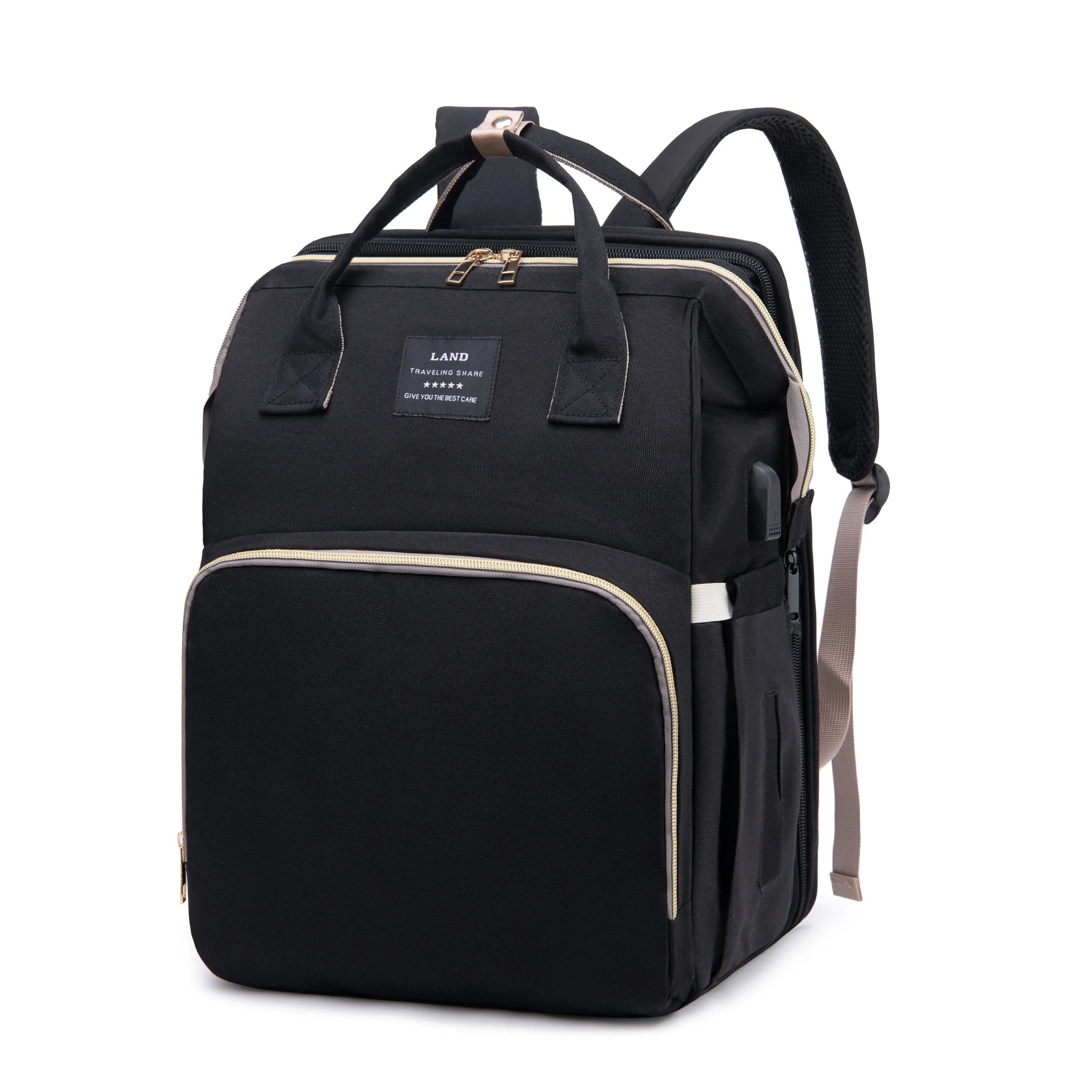 Portable Folding Crib Diaper Bag