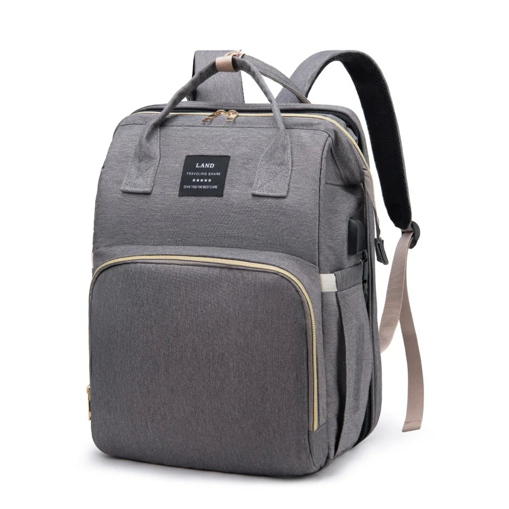 Portable Folding Crib Diaper Bag